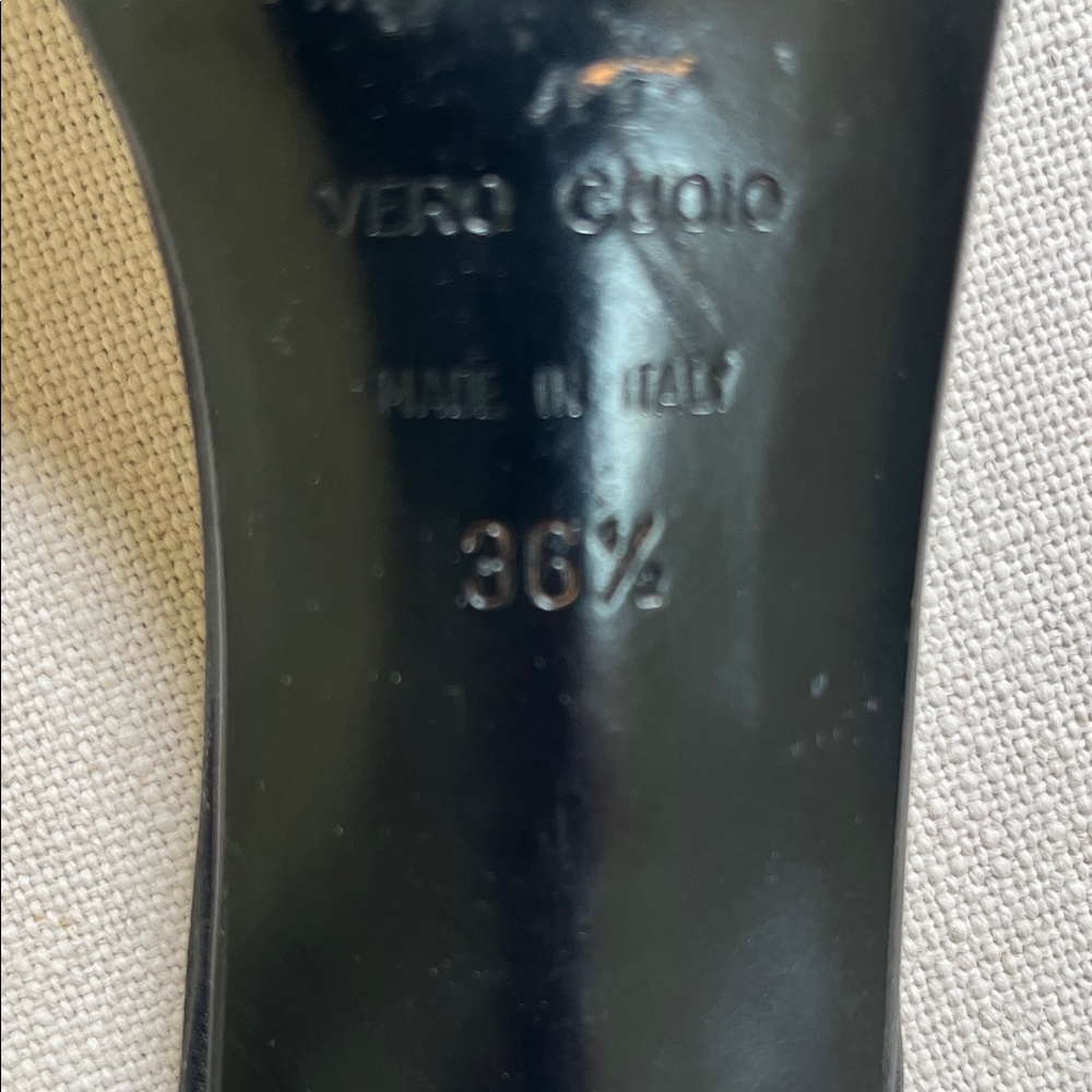 Dolce & Gabbana Black and Gold Crystal Mules Size 6 / Euro 36.5 - Picture 5 of 9